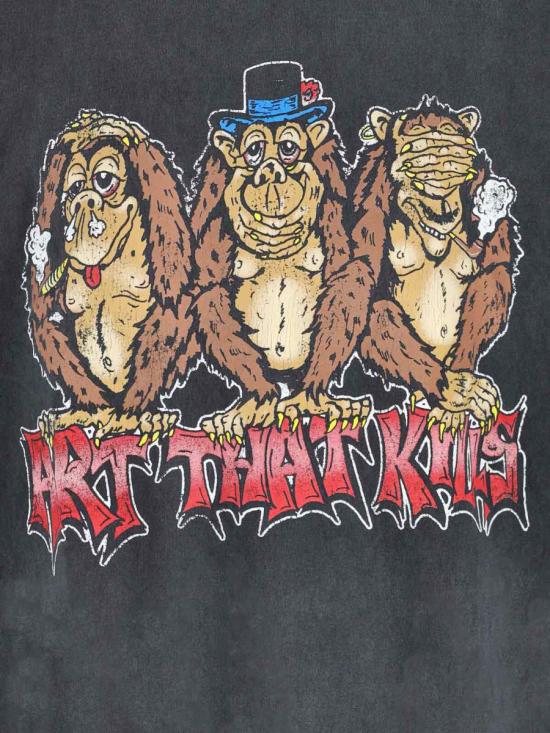 25FW 갤러리 디파트먼트 반팔 티셔츠 SNE10285VINTAGEBLACK VINTAGE BLACK DOM - GALLERY DEPT