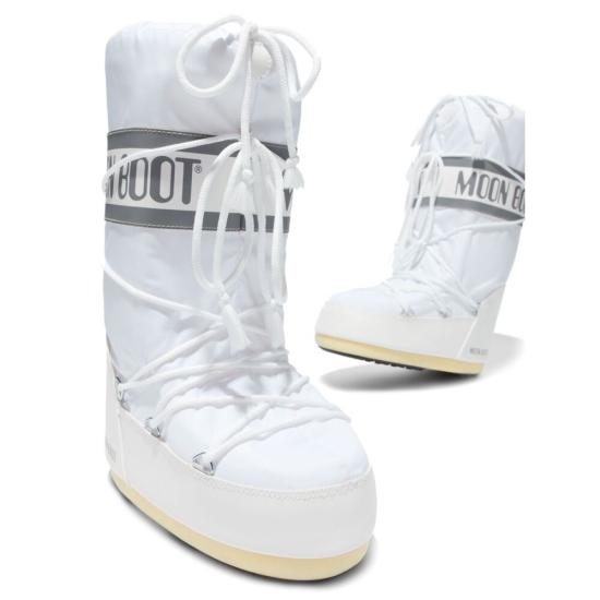 25FW [키즈] 문부츠 아이콘 나일론 부츠 80D1400440 A001 WHITE - MOON BOOT