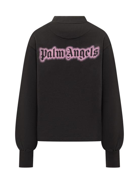 25FW 팜앤젤스 스웨터 PWBA05CF25FLE003 1030 BLACK PINK - PALM ANGELS