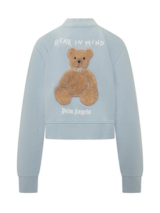 25FW 팜앤젤스 스웨터 PWBA016F25FLE005 4160 BABY BLUE BROWN - PALM ANGELS