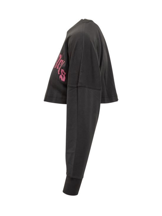 25FW 팜앤젤스 긴팔 티셔츠 PWAB023F25JER002 1032 BLACK FUCHSIA - PALM ANGELS