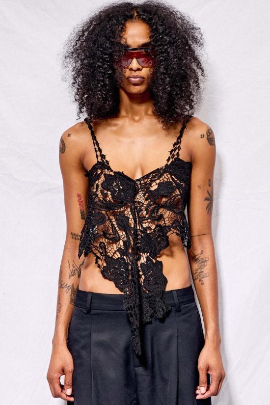  Jovana Markovic 블라우스 조바나 마르코비치 플라워 탑