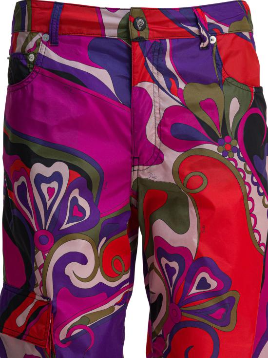 25FW 푸찌 스트레이트 팬츠 5URT725U787017 Purple - PUCCI