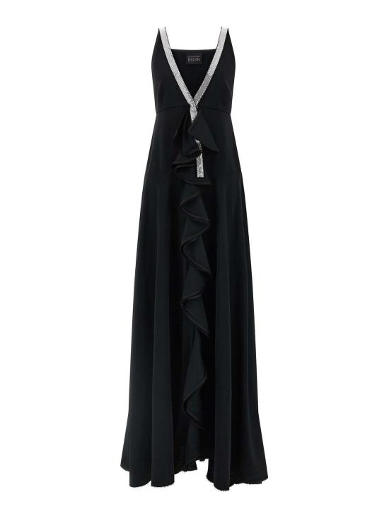  지오바니 베딘 미디 스커트 GB24018BLACK Black