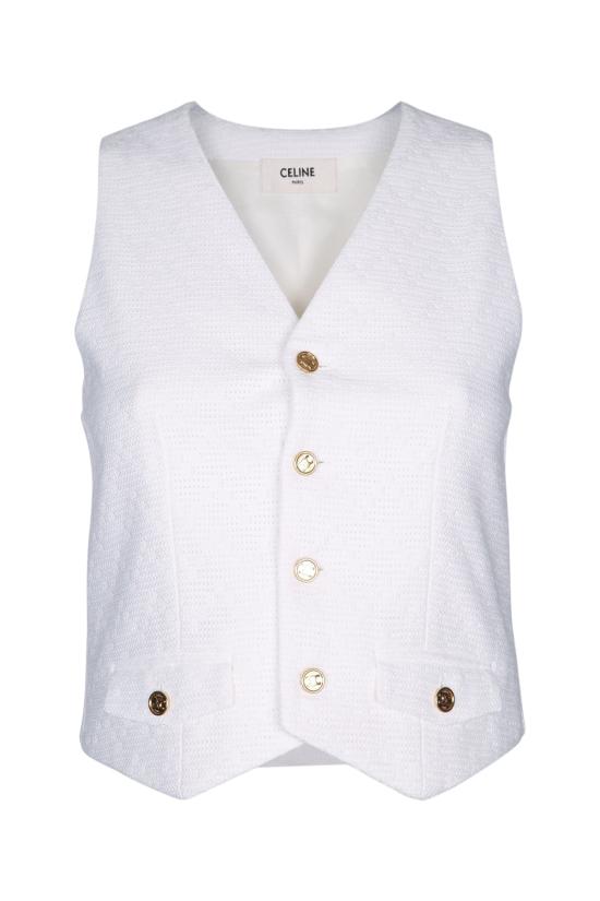 25SS 셀린느 수트 자켓 RI0030465 01BC White