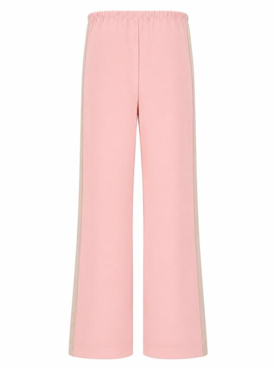 26FW 팜앤젤스 스트레이트 팬츠 PWCJ031F25FAB002 3003 PINK OFF WHITE - PALM ANGELS