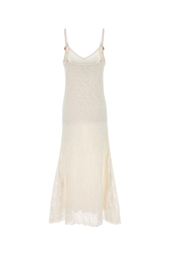 25FW 보테가베네타 롱 원피스 835381V5ND0 9071 White - BOTTEGA VENETA