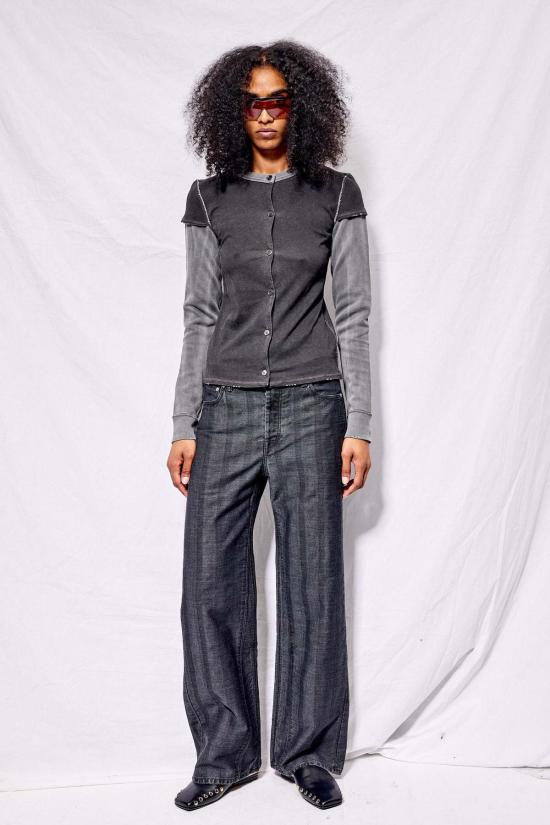  아워레가시 긴팔 티셔츠 아워 레거시 1000 포인트 프린트 히트 롱슬리브 - OUR LEGACY