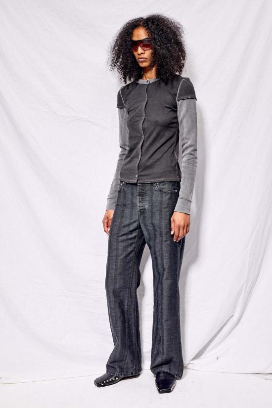  아워레가시 긴팔 티셔츠 아워 레거시 1000 포인트 프린트 히트 롱슬리브 - OUR LEGACY