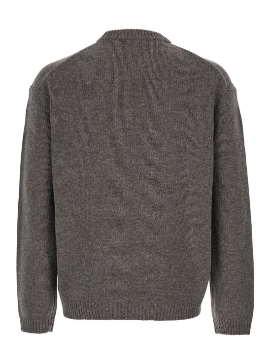 25FW 메종키츠네 드레스드 폭스 인타르시아 울 스웨터 PM00806KH0002H170 Grey - MAISON KITSUNE