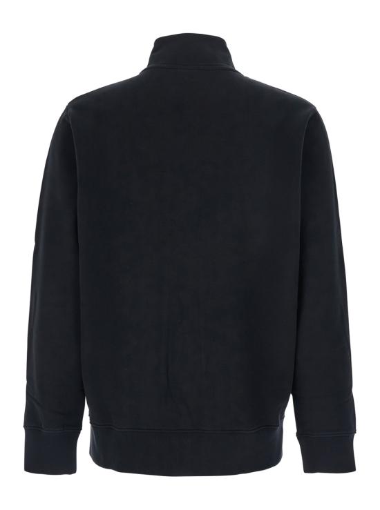 25FW 메종키츠네 폭스 헤드 지퍼 레귤러 스웨트셔츠 PM02134KM0340P199 Black - MAISON KITSUNE