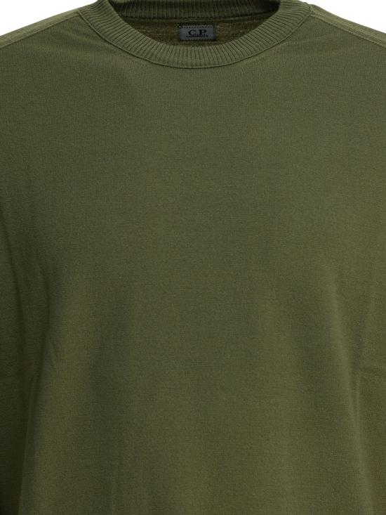 25FW 씨피 컴퍼니 스웨터 19CMKN037A005528A652 Green - C.P. COMPANY