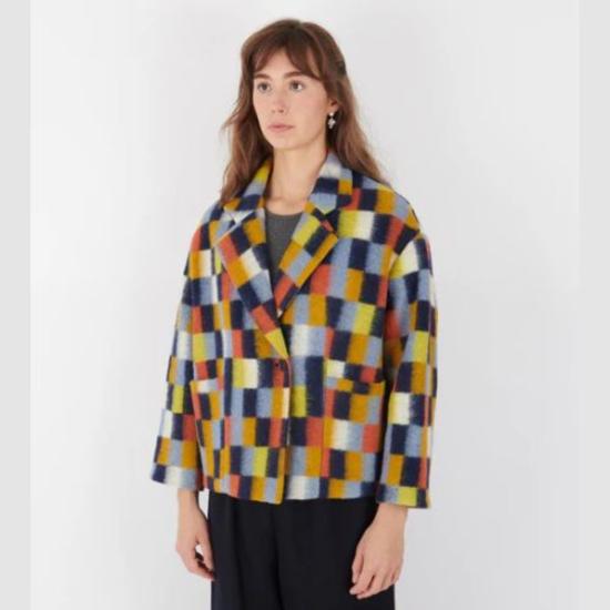  헨릭 빕스코브 수트 자켓 Henrik Vibskov Shady 수트 재킷 브러시드 스퀘어