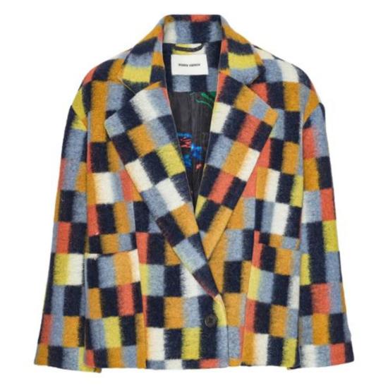  헨릭 빕스코브 수트 자켓 Henrik Vibskov Shady 수트 재킷 브러시드 스퀘어 - HENRIK VIBSKOV