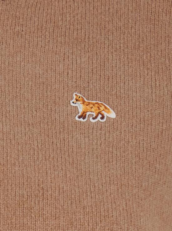 25FW 메종키츠네 베이비 폭스 램스울 레귤러 점퍼 PW00817KT10060054 Brown - MAISON KITSUNE