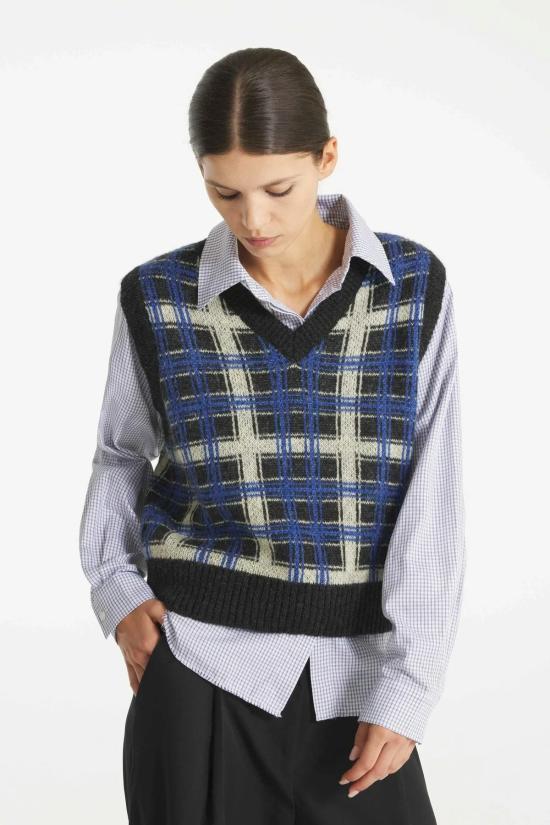  LE 베스트 르 몽 생 미셸 사로 체크 스웨터 - OTHER BRANDS