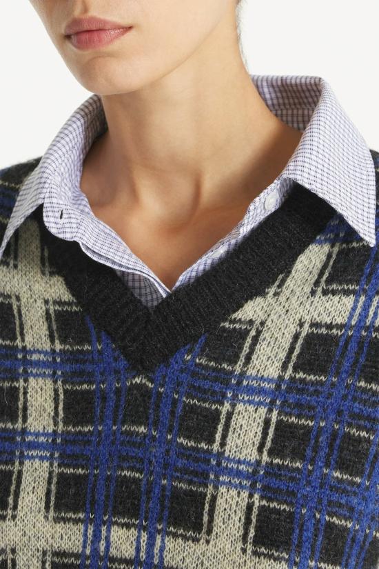  LE 베스트 르 몽 생 미셸 사로 체크 스웨터 - OTHER BRANDS