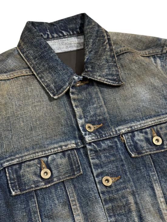  릭 오웬스 데님 자켓 트러커 재킷 - RICK OWENS