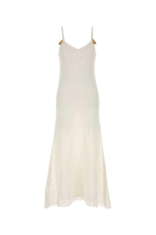 25FW 보테가베네타 롱 원피스 835381V5ND0 9071 WHITE