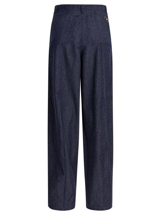 25FW 막스마라 스트레이트 팬츠 2521136022 ABETAIA048 BLUE - MAX MARA