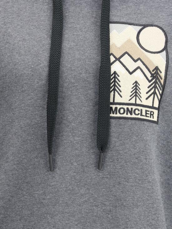 25FW 몽클레어 후드 티셔츠 K20978G00010899RB 989 GREY - MONCLER