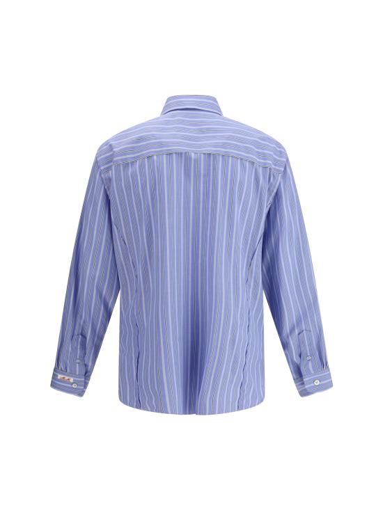 25FW 마르지엘라 긴팔 셔츠 S67DT0021M35625 002F BLUE - MAISON MARGIELA