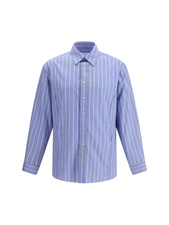 25FW 마르지엘라 긴팔 셔츠 S67DT0021M35625 002F BLUE