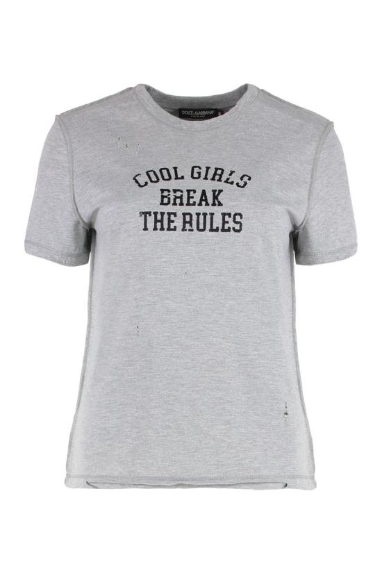 25FW 돌체앤가바나 반팔 티셔츠 F8V89TGDDGH S9000 GREY