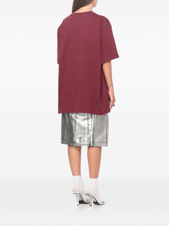 25FW 디 아티코 반팔 티셔츠 251WCT00350JJJ025AA 114 Bordeaux - THE ATTICO