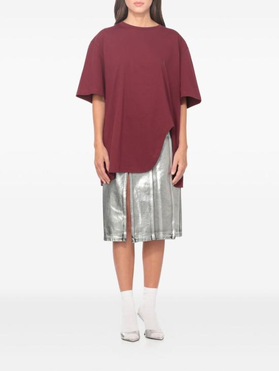 25FW 디 아티코 반팔 티셔츠 251WCT00350JJJ025AA 114 Bordeaux - THE ATTICO