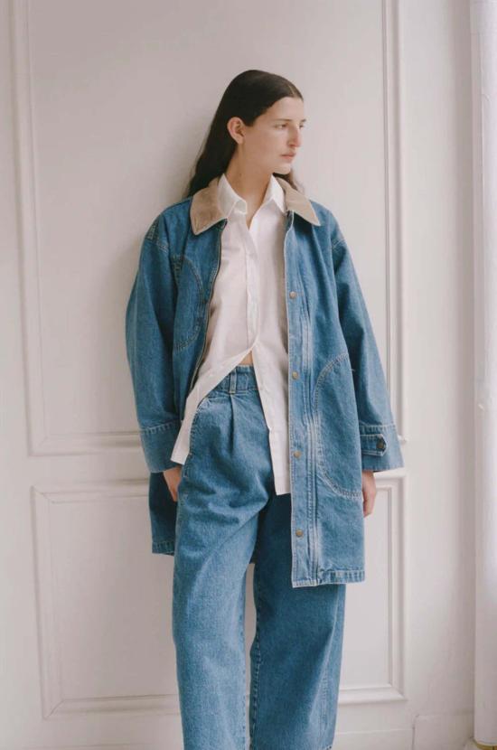  샤이나 모트 코트 타운 앤 컨트리  미디엄 블루 - SHAINA MOTE