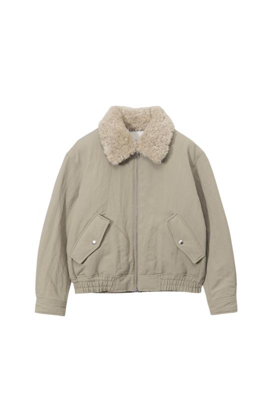 25FW 던스트 봄버 자켓 UDJU5D125I2 BEIGE