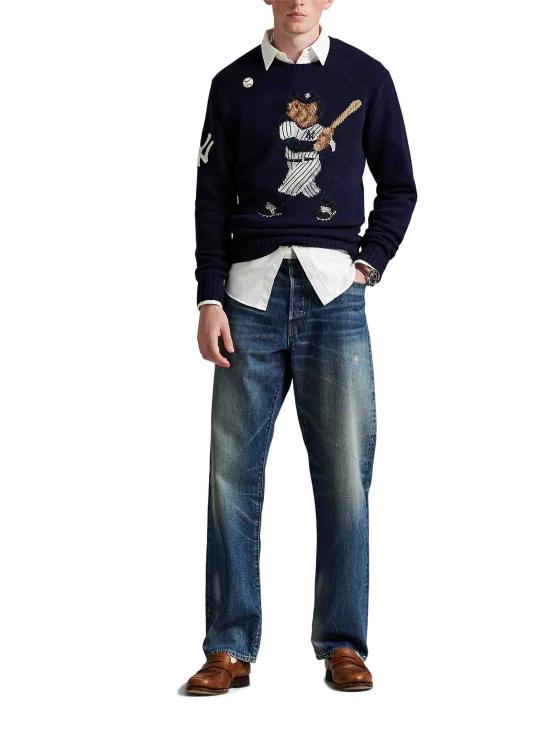 25FW 폴로 랄프로렌 스웨터 710982820 001 Blue - POLO RALPH LAUREN