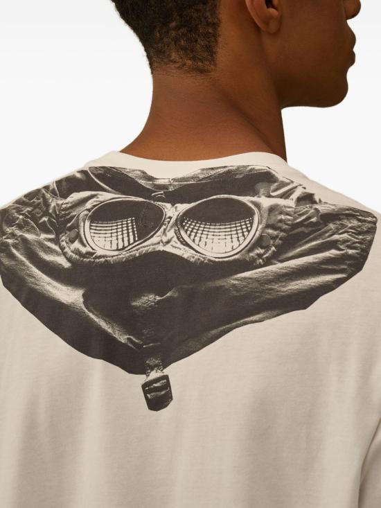 25FW 씨피 컴퍼니 반팔 티셔츠 RCCMTS725A005100W 103 Ivory - C.P. COMPANY