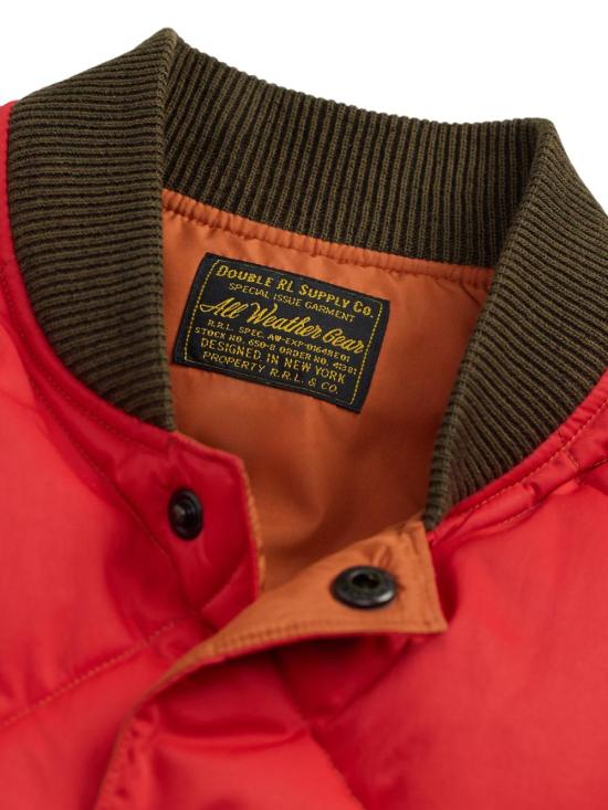 25FW 더블알엘 퀼팅 베스트 782973793 001 Orange - RRL