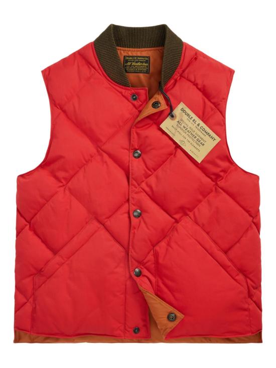 25FW 더블알엘 퀼팅 베스트 782973793 001 Orange