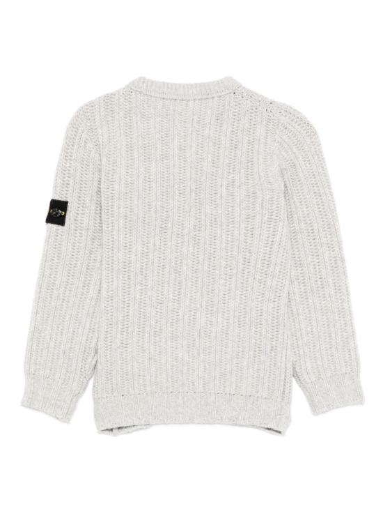 25FW [키즈] 스톤 아일랜드 캐시미어 니트 K2S165100008S00M7 V0M64 Grey - STONE ISLAND