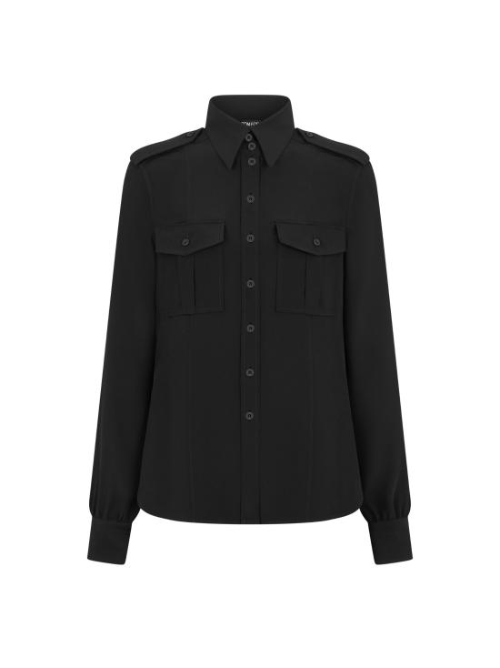 25FW 톰포드 셔츠 CA3310FAX1521 LB999 Black