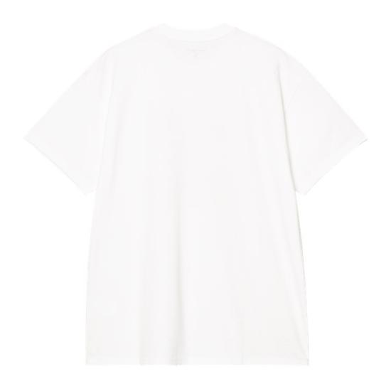 25FW 칼하트 반팔 티셔츠 I035450 02XX WHITE - CARHARTT