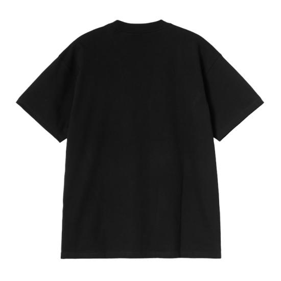 25FW 칼하트 WIP 반팔 티셔츠 I035483 89XX BLACK - CARHARTT WIP