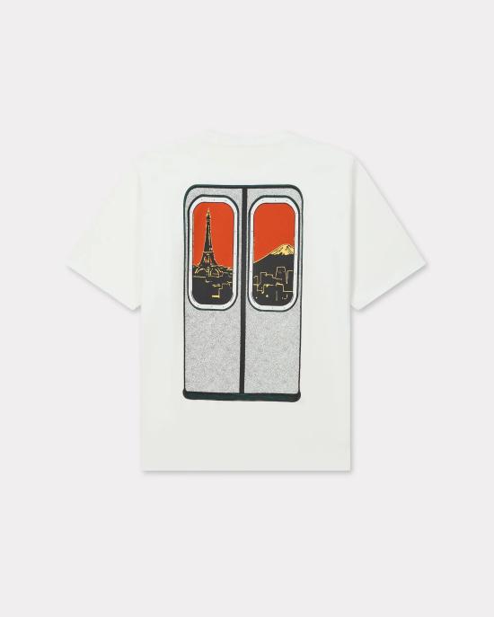 25FW 겐조 반팔 티셔츠 FF65TS4524SG 2 OFF WHITE - KENZO