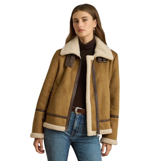 25FW 랄프 로렌 가죽 자켓 297P04122002 CAMEL - RALPH LAUREN