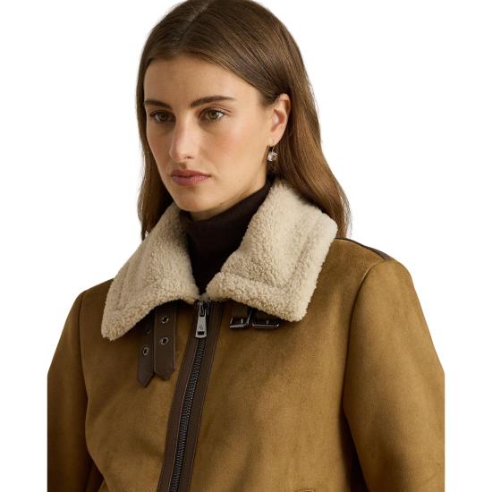 25FW 랄프 로렌 가죽 자켓 297P04122002 CAMEL - RALPH LAUREN