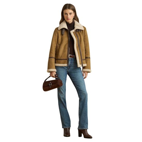 25FW 랄프 로렌 가죽 자켓 297P04122002 CAMEL - RALPH LAUREN