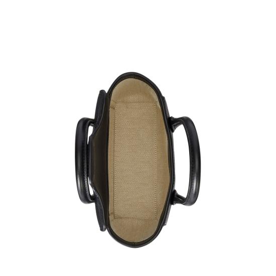 25FW 랄프 로렌 태너 페블 레더 스몰 사첼 토트백 431969349002 BLACK - RALPH LAUREN