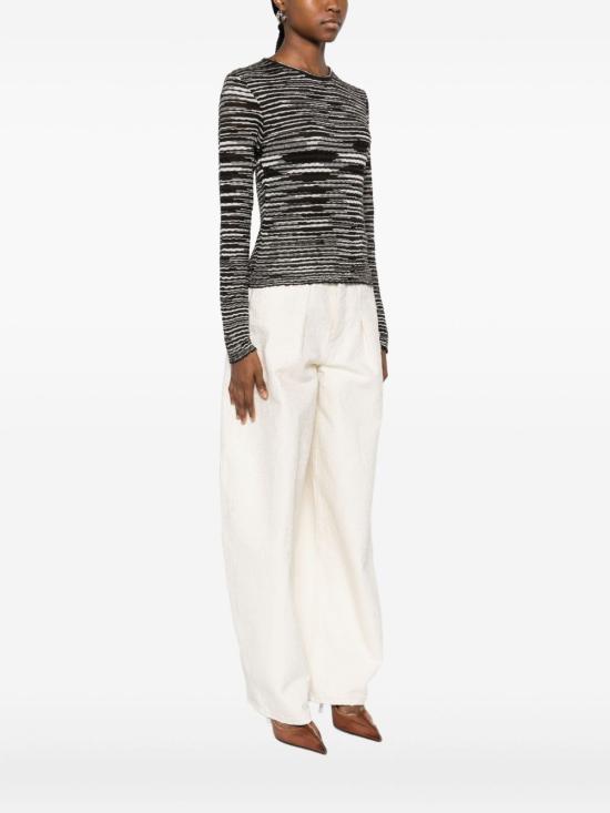 25FW 미소니 스웨터 DS25WN0P BK01BWF801F Brown - MISSONI