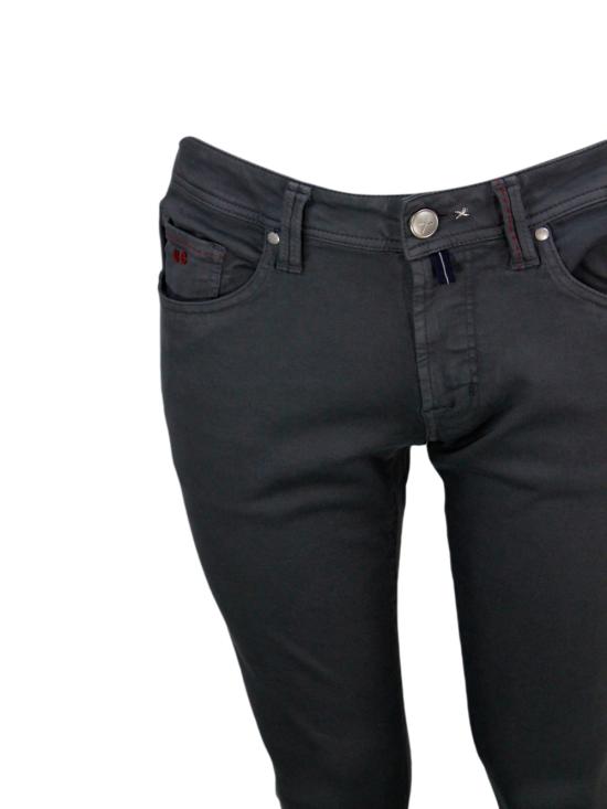 25FW 트라마로사 스트레이트 팬츠 LEONARDOCG125 0785 Grey Steel - TRAMAROSSA