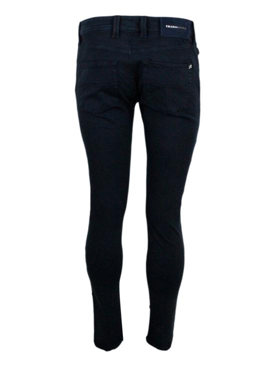 25FW 트라마로사 스트레이트 팬츠 LEONARDOCG125 0999 Black - TRAMAROSSA