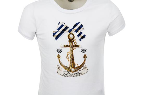 25FW [키즈] 모나리자 티셔츠 19A626 10470099 White - MONNALISA