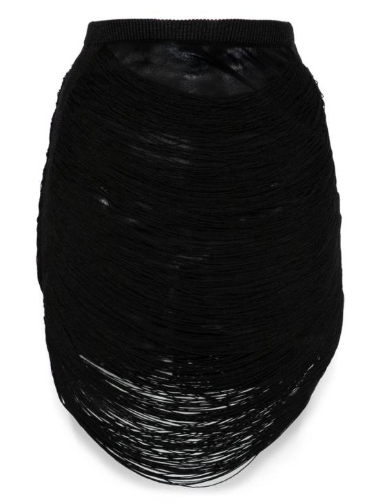 25FW 디 아티코 미디 스커트 251WCS00286KVV016AA100 Black